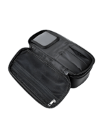 Petite trousse maquillage pinceaux ouverte Petite trousse maquillage pinceaux ouverte