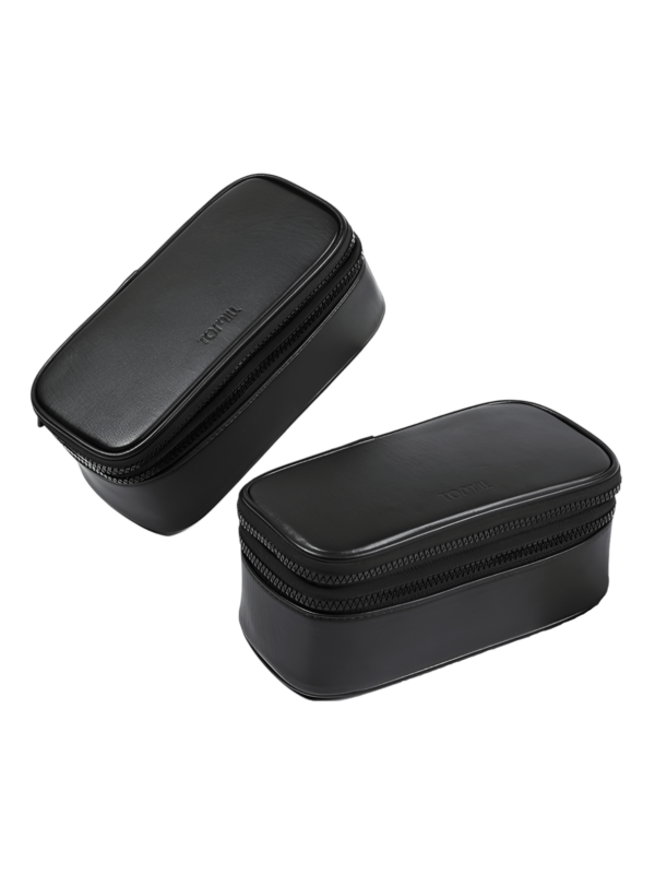 Piccolo kit di pennelli per il trucco presentazione fotografica