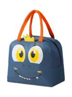 Geïsoleerde babytas krokodil dieren blauw Geïsoleerde babytas krokodil dieren blauw