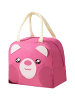 Geïsoleerde babykoffer roze beerdieren Geïsoleerde babykoffer roze beerdieren