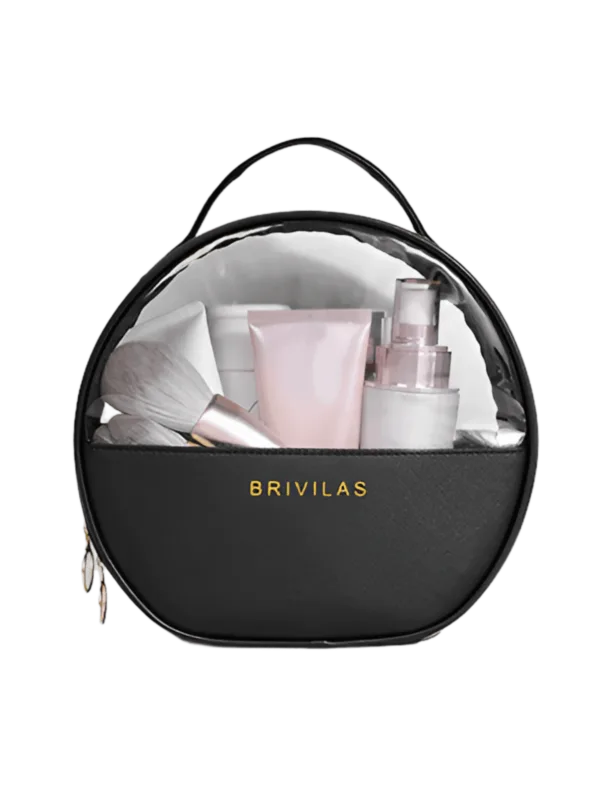 Bolsa de maquilhagem chique, grande, modelo fechado