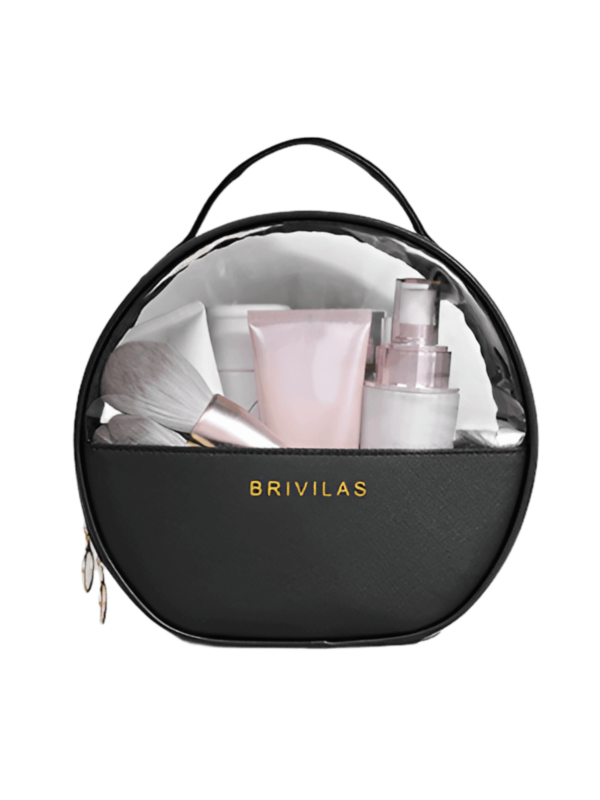 Schicke Make-up-Tasche groß geschlossen