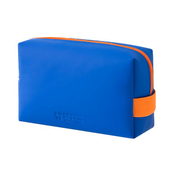 Trousse de toilette colorée imperméable bleue
