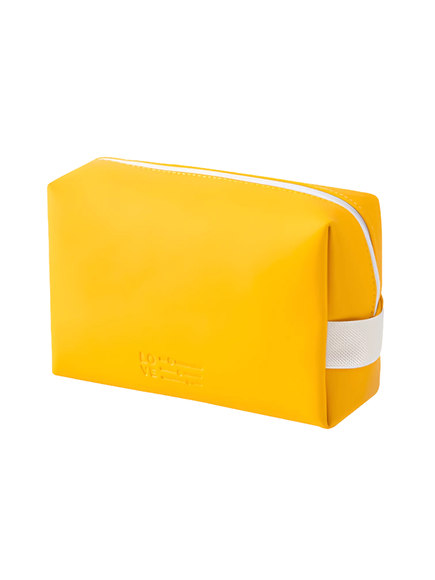 Trousse de toilette colorée imperméable jaune