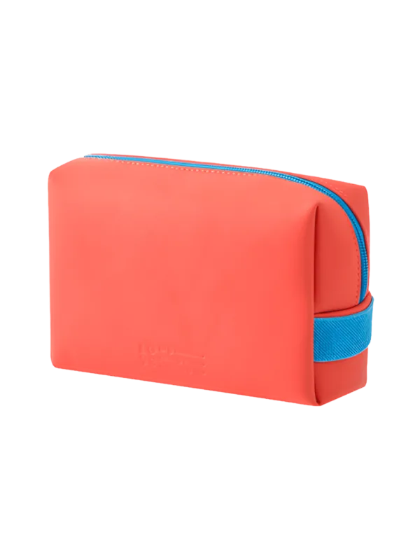 Neceser impermeable de colores en rojo