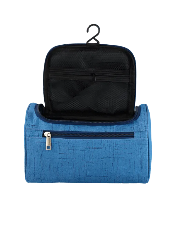 Clip-on travel toiletry bag
