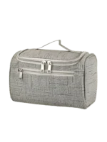 Trousse de toilette voyage accrochable grise