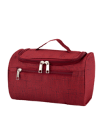 Trousse de toilette voyage accrochable rouge