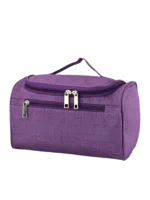 Trousse de toilette voyage accrochable violet