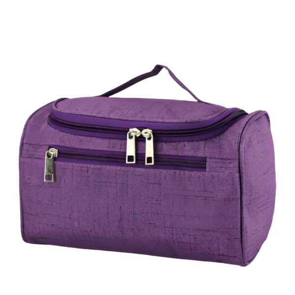 Trousse de toilette voyage accrochable violet