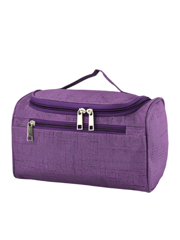 Trousse de toilette voyage accrochable violet