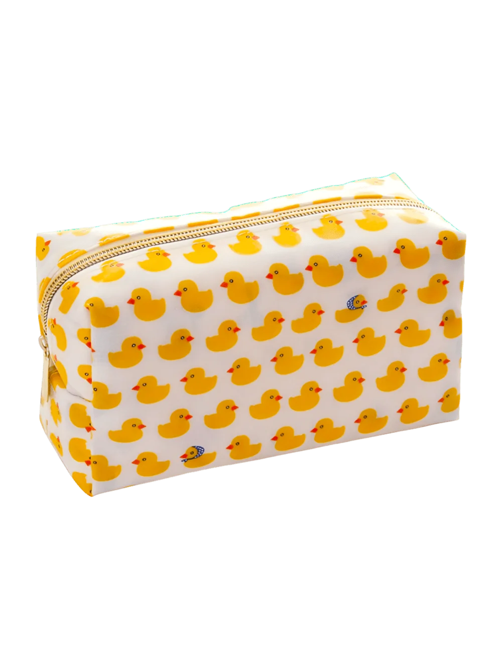 Simple toiletry bag with original duck motif Simple toiletry bag with original duck motif