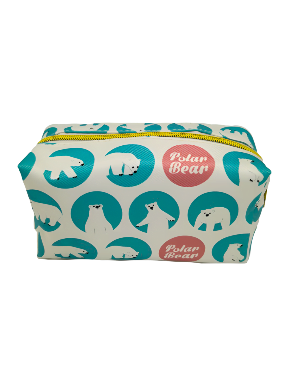 Semplice borsa da toilette con originale motivo a orsetto Semplice borsa da toilette con originale motivo a orsetto