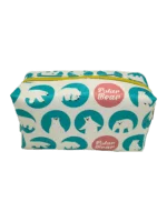 Semplice borsa da toilette con originale motivo a orsetto Semplice borsa da toilette con originale motivo a orsetto