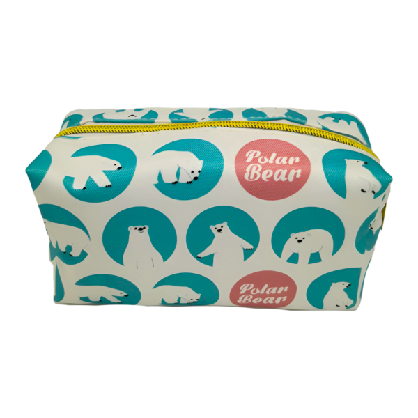 Trousse toilette simple à motifs originaux ours