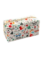 Trousse toilette simple motifs globe trotter