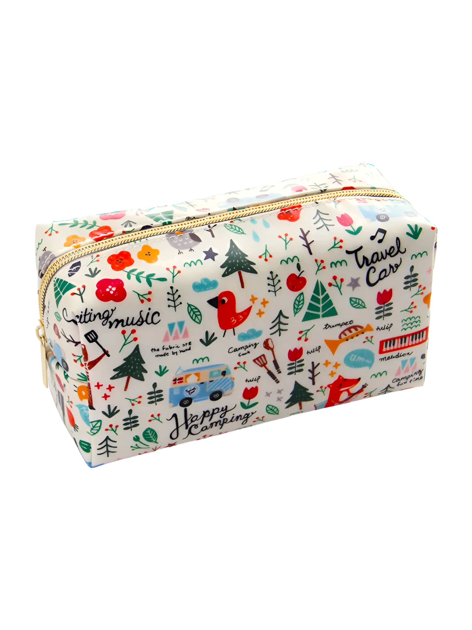 Trousse toilette simple motifs globe trotter