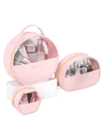 Borse per il trucco rosa chic Borse per il trucco rosa chic