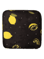 Small square toiletry bag with various designs, model lemon Small square toiletry bag with various designs, model lemon