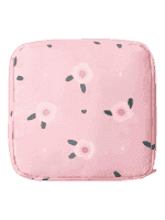 Small square toiletry bag with various floral patterns Small square toiletry bag with various floral patterns