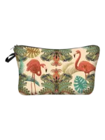 Trousse de maquillage bucolique flamants roses simple Trousse de maquillage bucolique flamants roses simple
