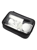 Zwart waterproof make-uptasje voor dames met opbergvak voor één compartiment Zwart waterproof make-uptasje voor dames met opbergvak voor één compartiment