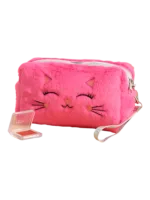 Kosmetiktasche Katze bunt märchenhaft Modell 2 rosa 1 Kosmetiktasche Katze bunt märchenhaft Modell 2 rosa 1