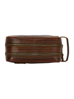 Trousse de toilette cuir double compartiment 12
