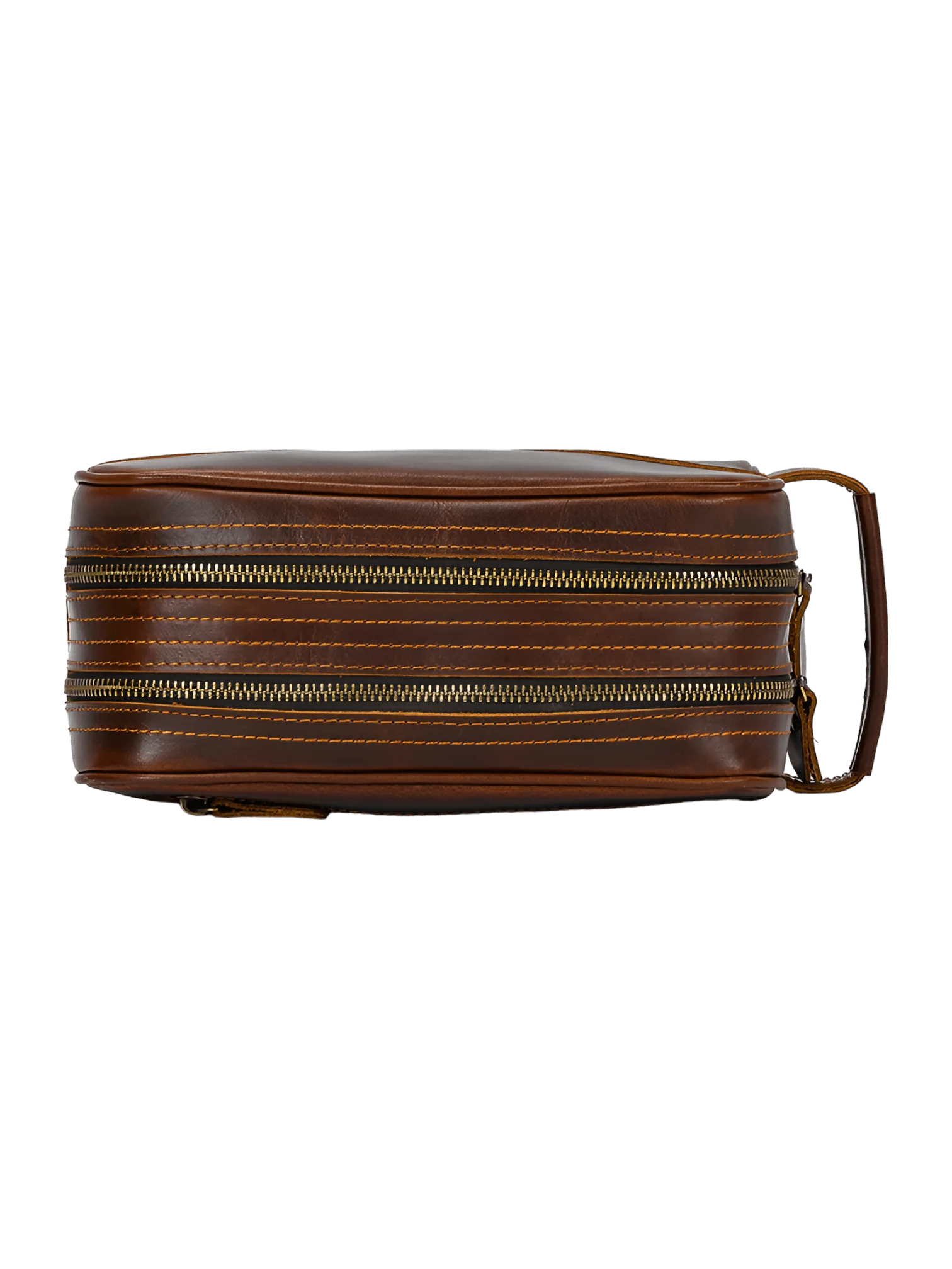 Trousse de toilette cuir double compartiment 12