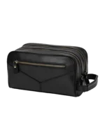 Trousse de toilette cuir double compartiment 14 Trousse de toilette cuir double compartiment 14