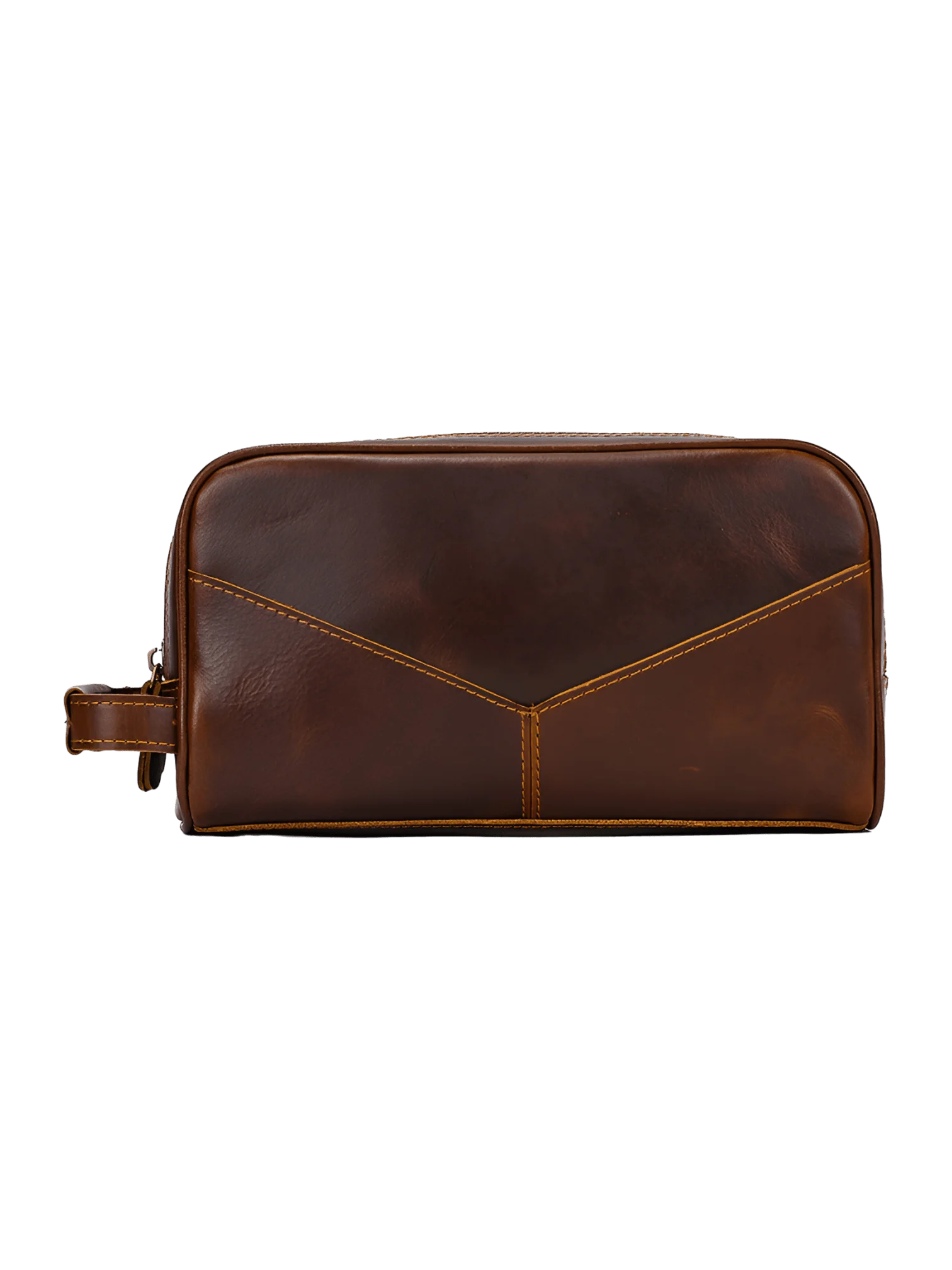 Trousse de toilette cuir double compartiment 16