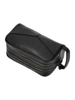 Trousse de toilette cuir double compartiment 18