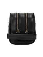 Leather toiletry bag, double compartment 19 Leather toiletry bag, double compartment 19