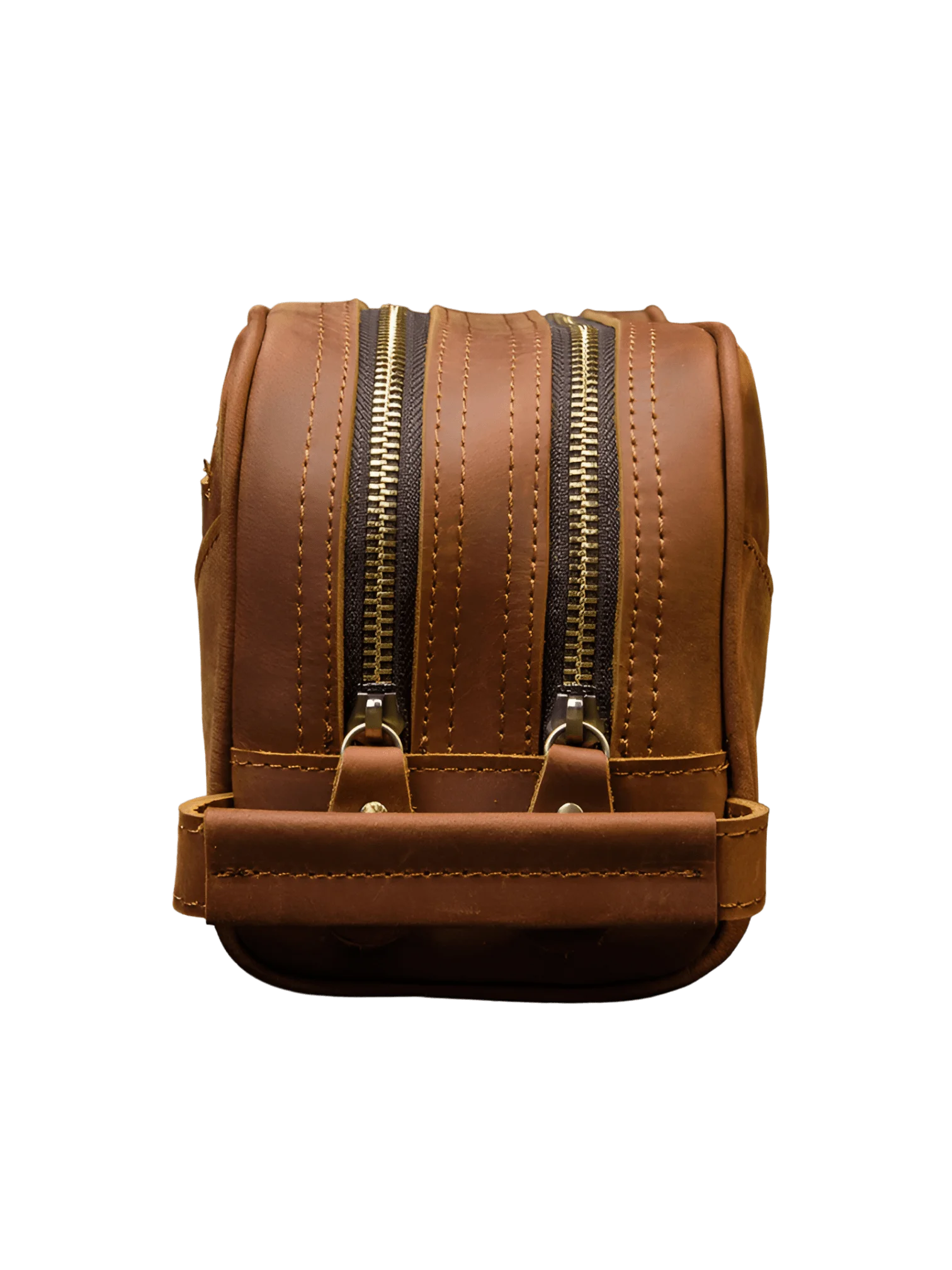 Trousse de toilette cuir double compartiment 2