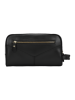 Double compartment leather toiletry bag 22 Double compartment leather toiletry bag 22