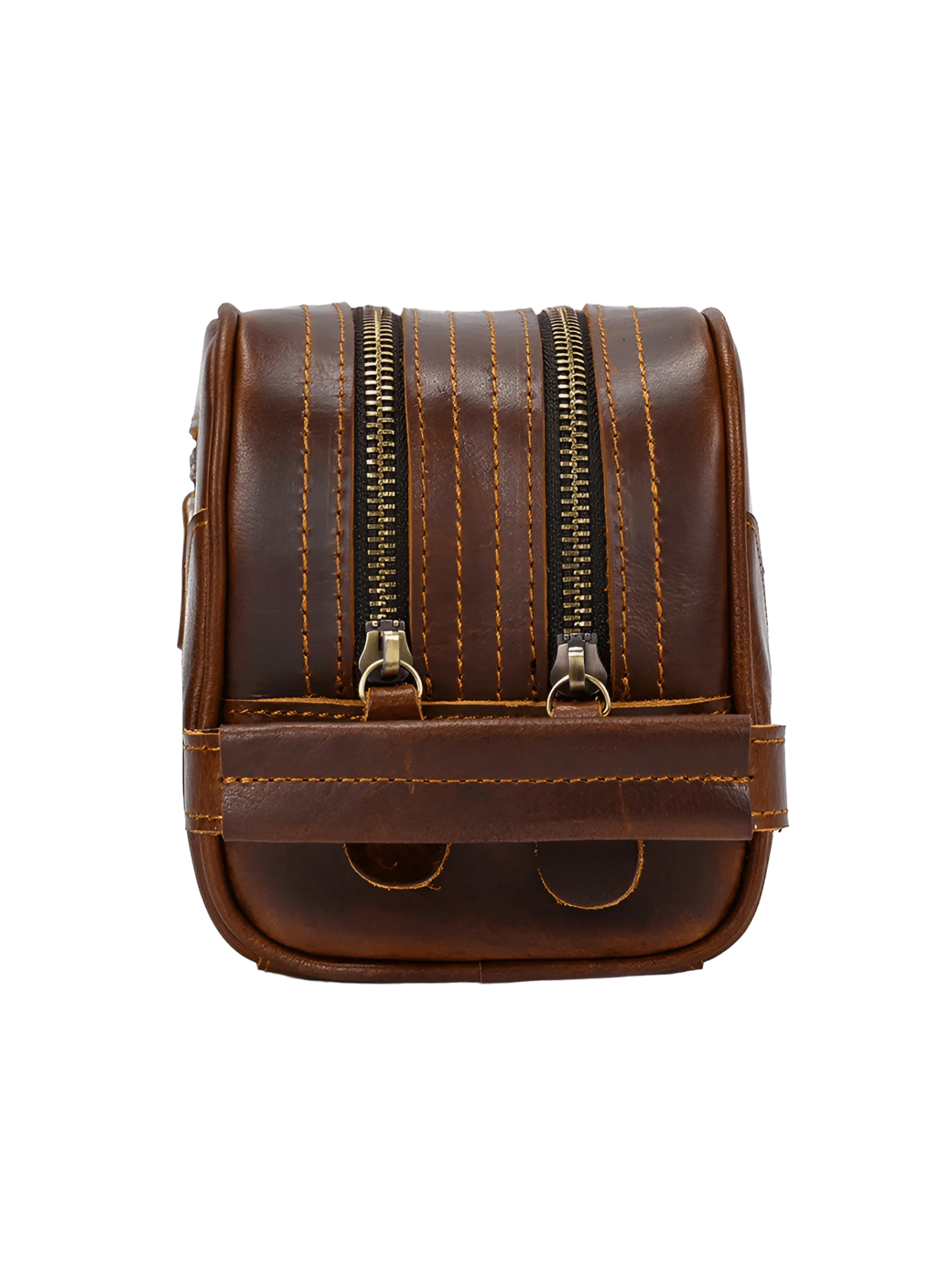 Trousse de toilette cuir double compartiment 24