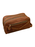 Trousse de toilette cuir double compartiment 3 Trousse de toilette cuir double compartiment 3
