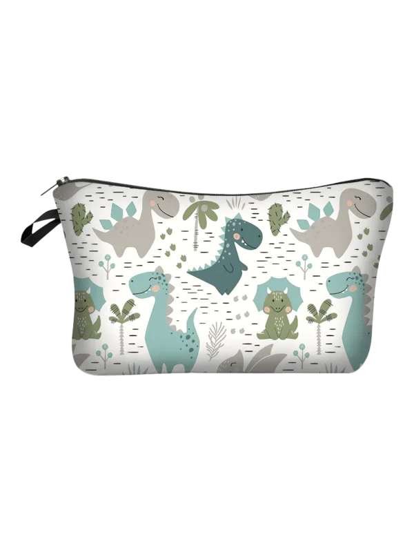 Simple children's toiletry bag dinosaur