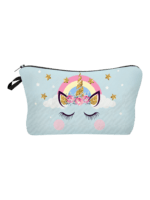Starry rainbow girl's unicorn print pencil case Starry rainbow girl's unicorn print pencil case
