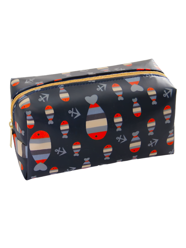 Trousse toilette océan poisson et encres