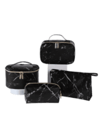 Chic black marble-effect pencil cases Chic black marble-effect pencil cases