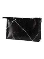 Elegante astuccio nero con effetto marmo per gli amanti dello stile Elegante astuccio nero con effetto marmo per gli amanti dello stile
