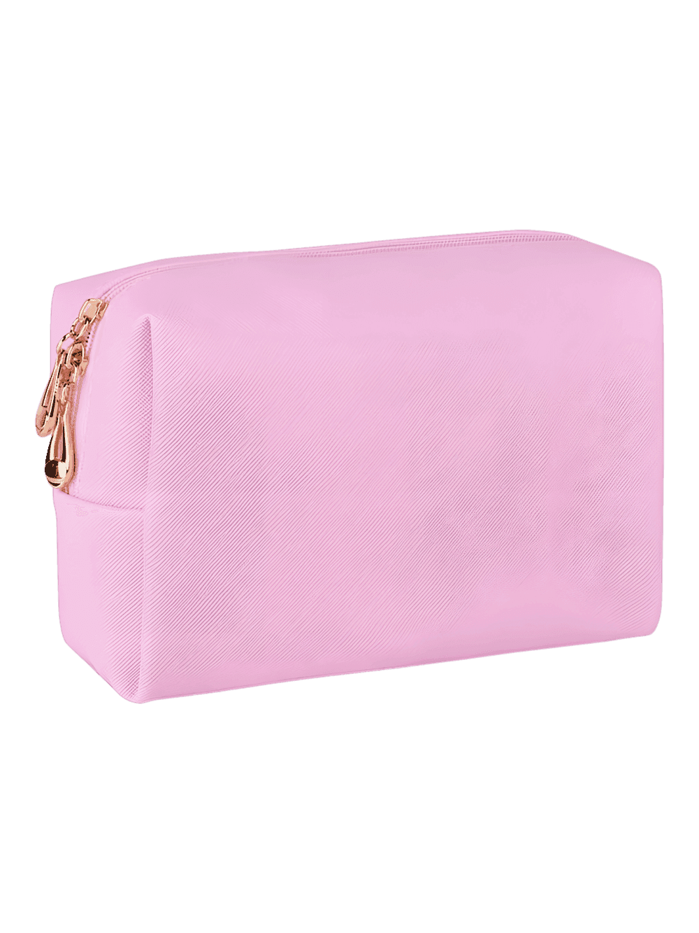 Trousses de maquillage imperméables simple compartiment couleur rose