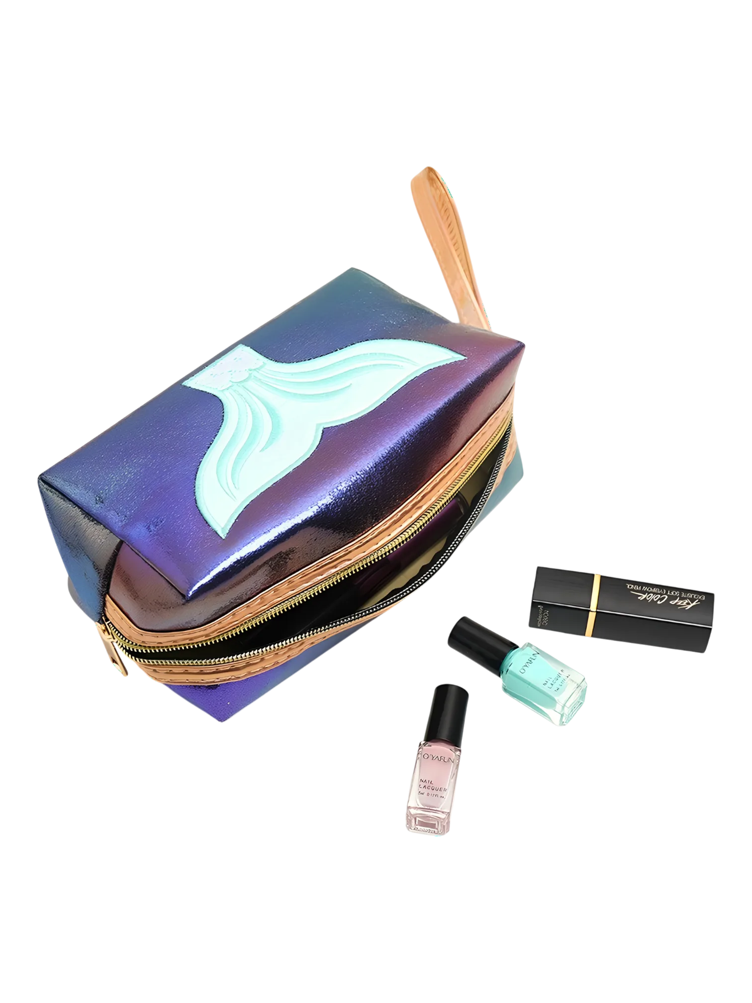 Kit di sirene per bambine luminose e colorate per la toelettatura o il trucco del modello dimostrativo in plum