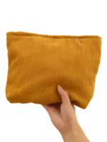 Colorful velvet toiletry bags for women make-up brown model 2 Colorful velvet toiletry bags for women make-up brown model 2