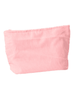 Trousses en velours colorées femme toilette maquillage modèle rose bonbon 2