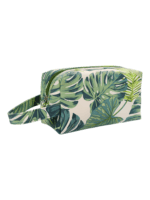 Trousses tropicales motif feuillages verts nature modèle confort toilette