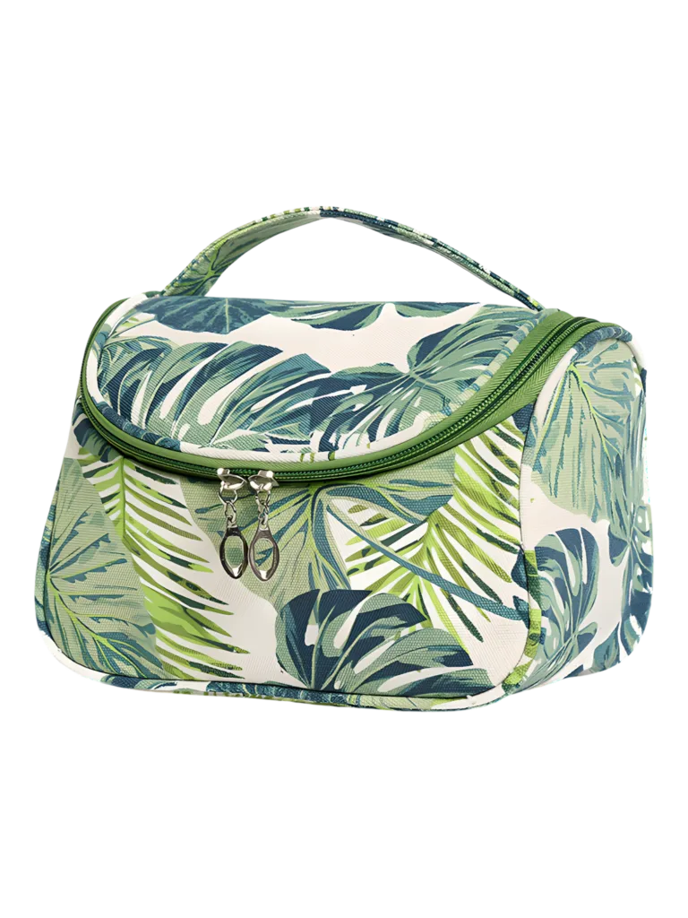 Trousses tropicales motif feuillages verts nature modèle hybride