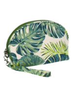 Trousses tropicales motif feuillages verts nature modèle pouch 1