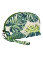 Trousses tropicales motif feuillages verts nature modèle pouch 1